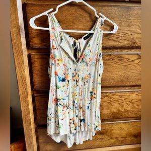 Sanctuary Sleeveless Floral Top XS